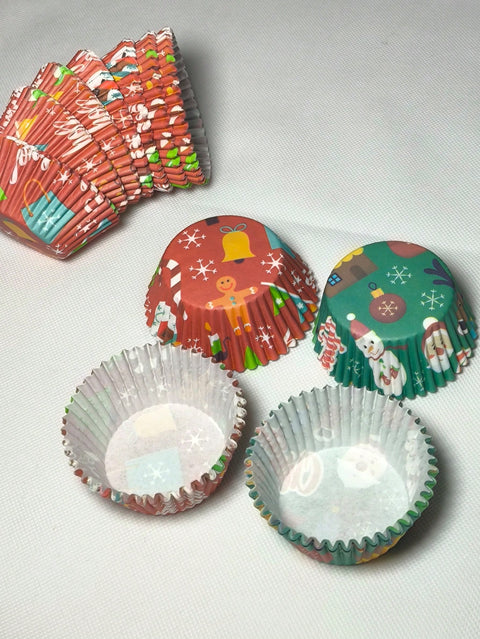 Christmas baking cups designs