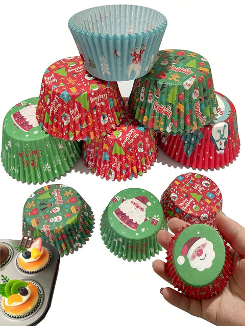 Christmas baking cups