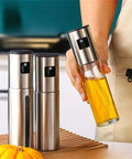 Using the oil sprayer in the kitchen