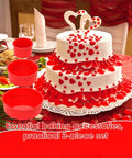 3-Piece Foldable Silicone Round Cake Mold Set essential 3-piece baking set Munchies Tools