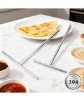 Stainless steel crepe spreaders