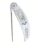 White instant read thermometer