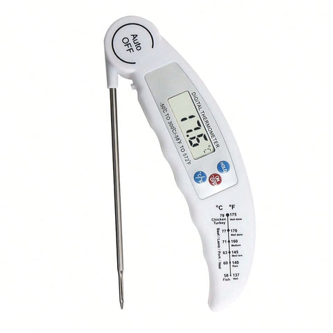 White instant read thermometer