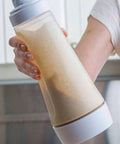 Shaking pancake batter