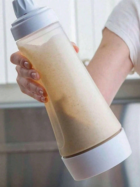 Shaking pancake batter