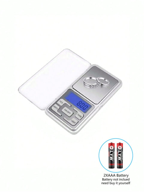 Pocket scale with 2 AAA batteries (not included)