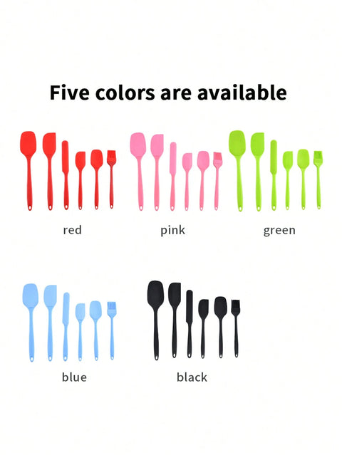 Silicone utensil set colours