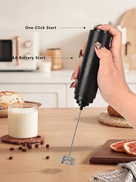 One-click start milk frother
