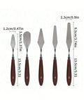 Icing spatula set blade width size chart