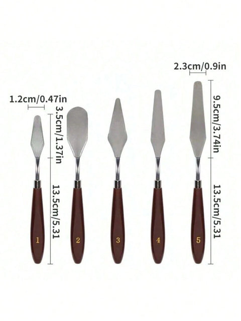 Icing spatula set blade width size chart