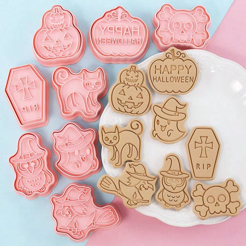 Happy Halloween cookie stamp set