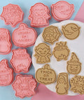 Halloween Trick or Treat cookie stamp set