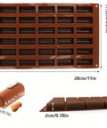 Granola bar mold dimensions 28 x 17.3 cm
