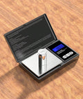 Pocket scale with weight