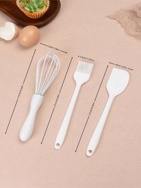 Silicone baking tools with dimensions