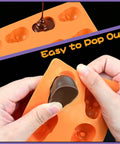 Easy to pop out skull chocolates