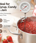 Candy thermometer for syrup and jam