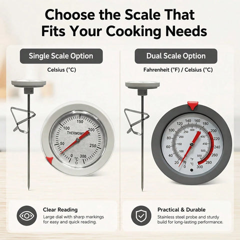 Single and dual scale thermometer comparison