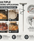 Thermometer for oil, syrup, candy and jam