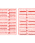 Two textured bar molds