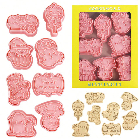 Halloween Boo cookie stamp set