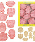 Halloween Monsters cookie stamp set