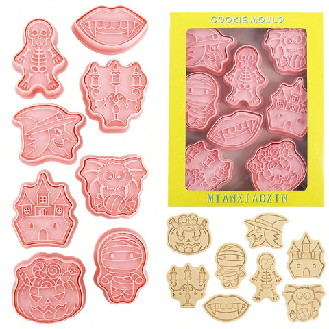 Halloween Monsters cookie stamp set