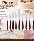 Cream spatula smoothing buttercream