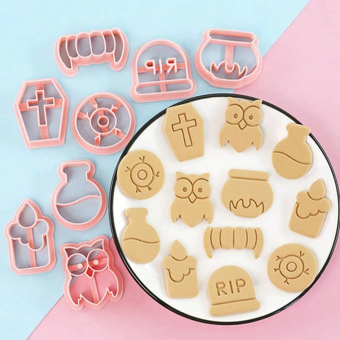 Halloween Spooky Potions cookie stamp set