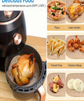 Air fryer foods on parchment
