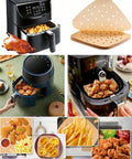 Parchment sheets in air fryer