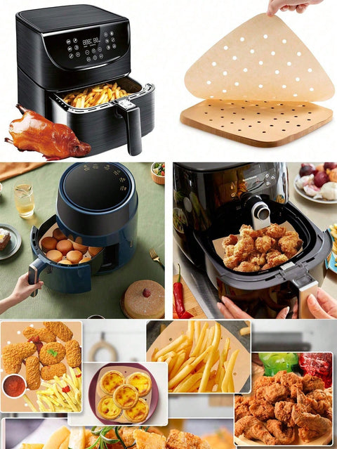 Parchment sheets in air fryer