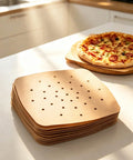 Stack of air fryer parchment sheets