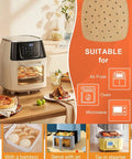 Parchment for air fryer, oven and microwave