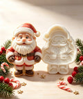 Santa Claus silicone mold with figure