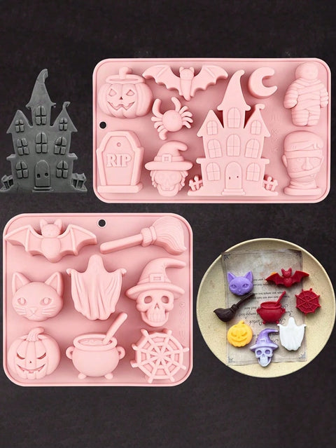 Halloween silicone chocolate molds