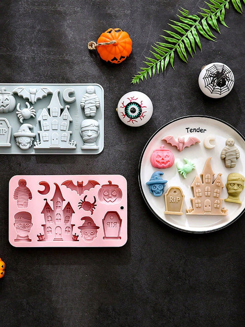 Halloween silicone chocolate molds