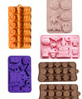 Halloween silicone chocolate molds, all styles