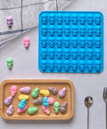 40 cavity mini skull silicone mold