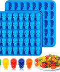 40 cavity mini skull silicone mold