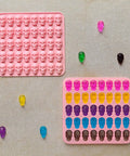 40 cavity mini skull silicone mold