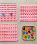 40 cavity mini skull silicone mold