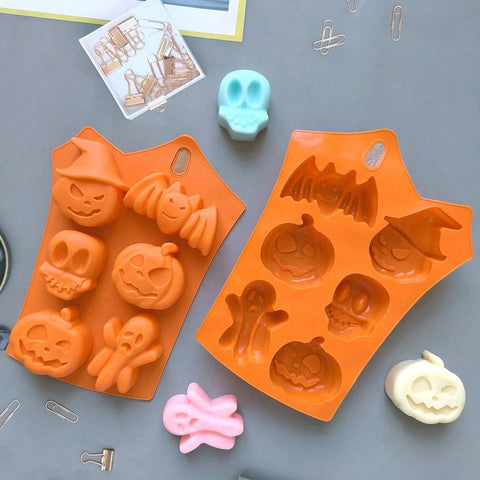 Halloween molds with treats