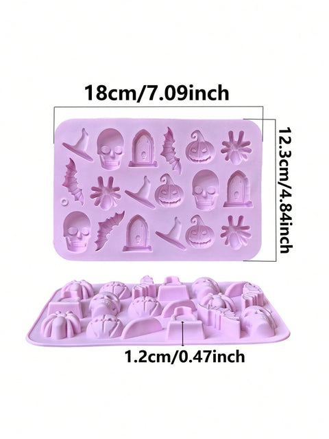 Halloween silicone mold dimensions 18 x 12.3 cm