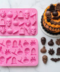Halloween chocolates from mold