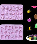 Purple Halloween silicone molds