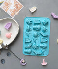 Blue Halloween silicone mold