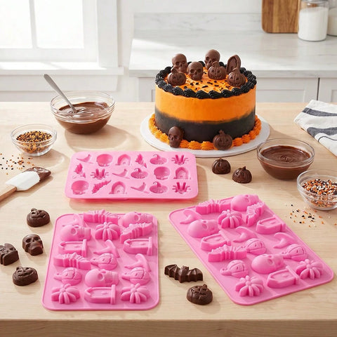 Halloween molds and cake