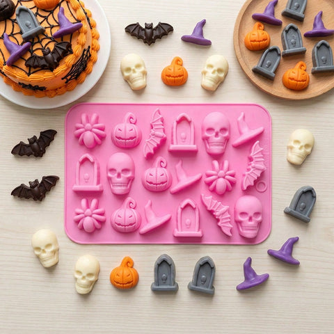 Halloween mold with treats