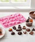 Halloween mold with chocolate